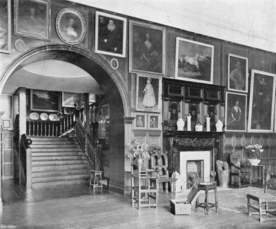Norton Conyers: The Hall and Staircase (s/h foto) af Charles Latham