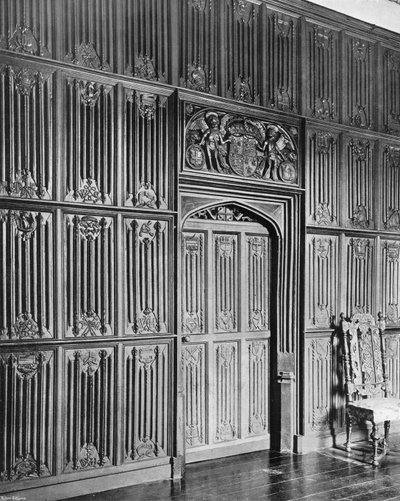 Paneling i det lange galleri af Charles Latham