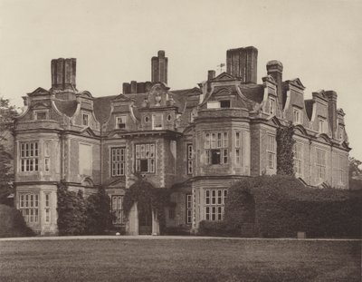 Swateley Hall, Uxbridge, indgangsfronten af Charles Latham