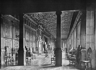 The Long Gallery, der ser mod øst af Charles Latham