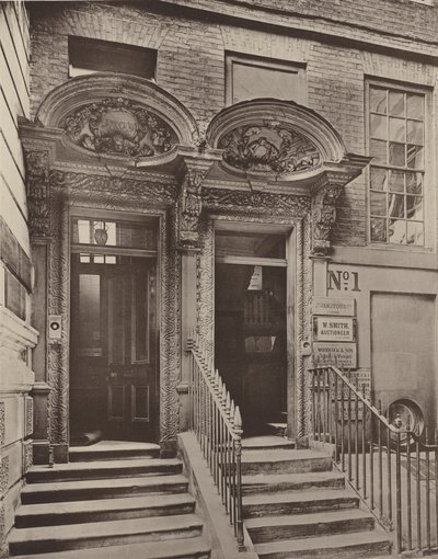 Two Doorways, Laurence Pountney Hill, East Central af Charles Latham