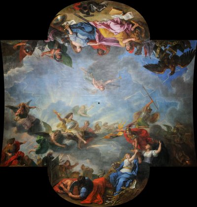 Erobringen af byen og citadellet Gent på seks dage, 1678 af Charles Le Brun