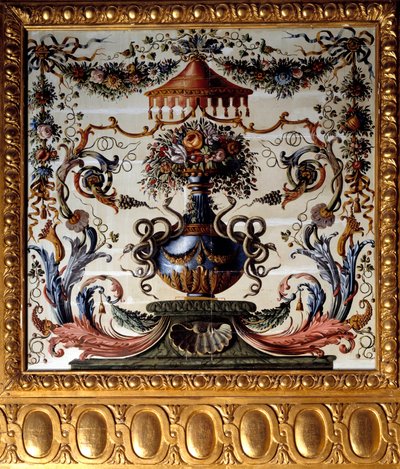 Dekorativt panel af spisestuen i Chateau de Vaux Le Vicomte (Vaux-le-Vicomte). Maleri af Charles Lebrun (Le Brun) (1619-1690) 1656 Chateau de Vaux-le-Vicomte i Seine et Marne. af Charles Le Brun