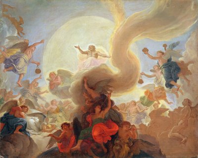 Hosianna (loftprojekt for kapellet i Versailles) af Charles Le Brun