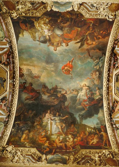 Ludvig XIV regerer alene ... af Charles Le Brun