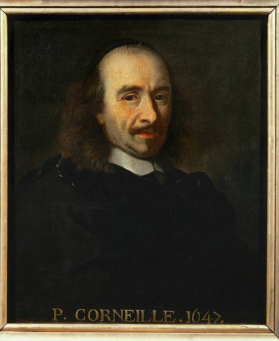 Digteren Pierre Corneille ... (maleri på lærred) af Charles Le Brun