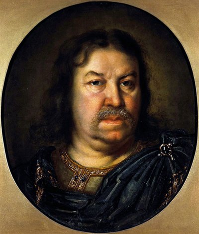Portræt af senator prins Yakov Fedorovich Dolgorukov, 1639-1720, 1687. af Charles Le Brun