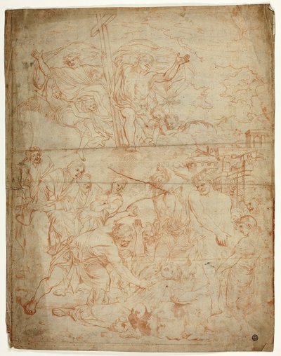 Stening af Sankt Stefan af Charles Le Brun