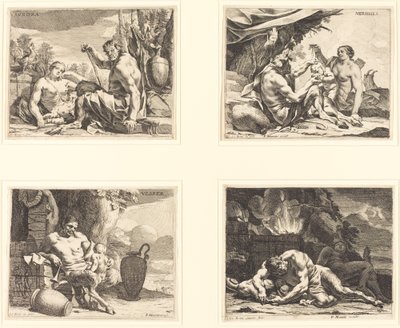 De fire gange på dagen af Charles Le Brun