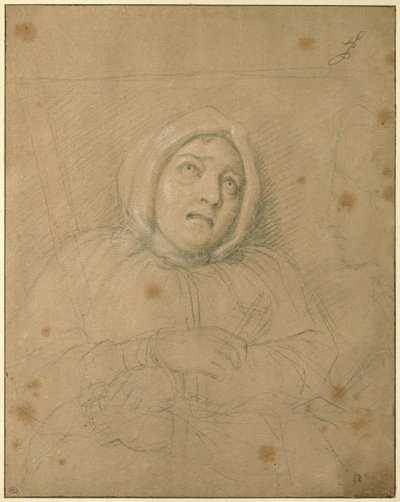 Marquise de Brinvilliers på vej mod sin død af Charles Le Brun