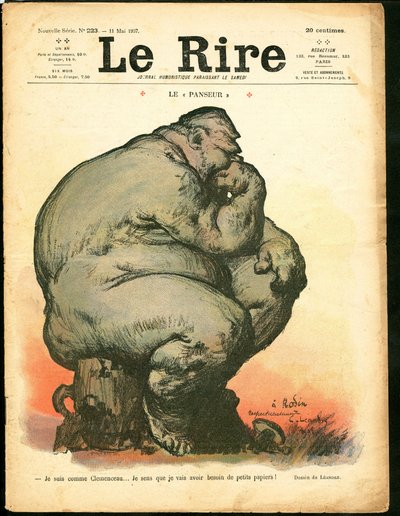 Cover af ""Le Lire"", Satirisk i farver af Charles Leandre