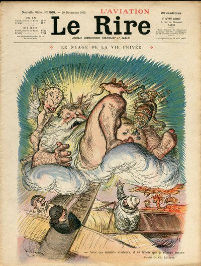 Cover af "" Latteren"", Satirisk i farver af Charles Leandre