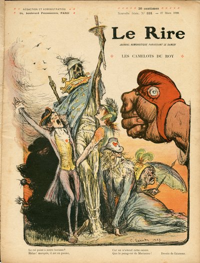 Cover af "" Latteren"", nummer 321, Satirical en Couleurs af Charles Leandre