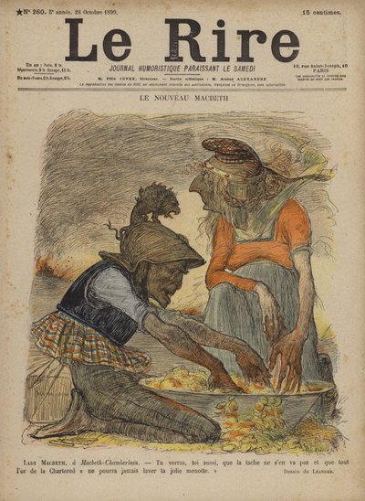 Illustration til Le Rire af Charles Leandre