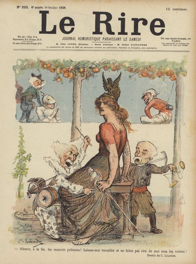 Illustration til Le Rire af Charles Leandre