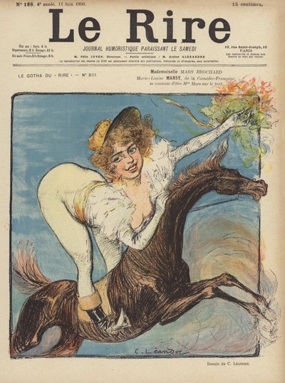 Illustration til Le Rire af Charles Leandre