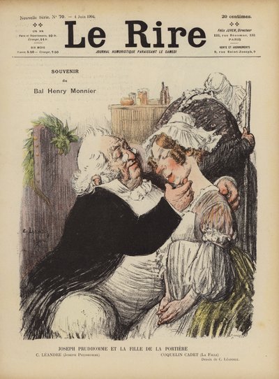 Illustration til Le Rire af Charles Leandre