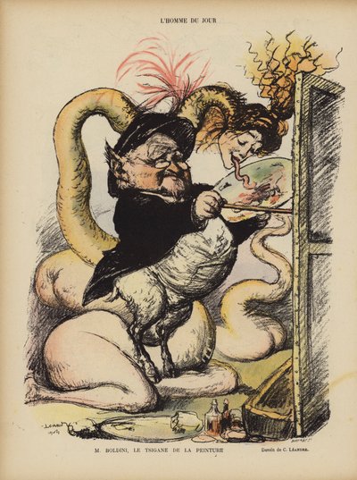 Illustration til Le Rire af Charles Leandre