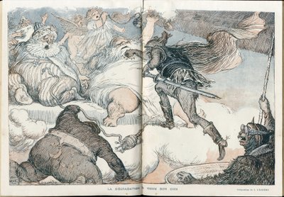 Illustration af Charles Leandre (1862-1934) i "" Fantasio"" af Charles Leandre