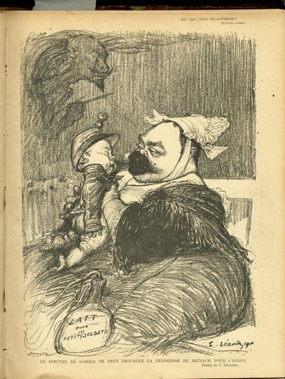Illustration af Charles Leandre (1862-1934) i Reading af Charles Leandre