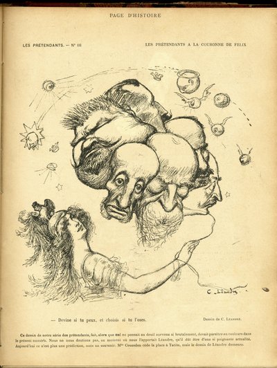 Illustration af Charles Leandre (1862-1934) i Le Rire af Charles Leandre