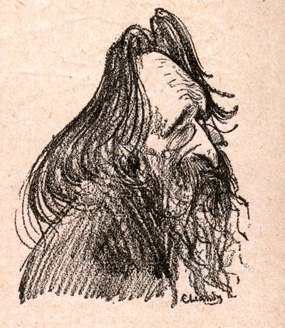 Jules Guesde (1845-1922) fransk politiker - indgravering i "Our Dear Sovereign" af Paul Bosq - illustration af Charles Leandre (1862-1934) 1898 - af Charles Leandre