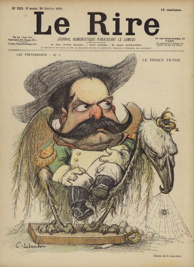 Prins Victor, Illustration for Le Rire af Charles Leandre