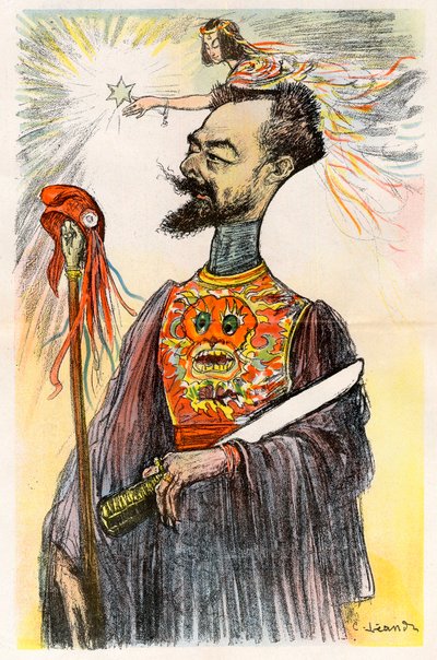 Paul Doumer (1857-1932) - Tegneserie af Charles Leandre (1862-1934) i ""Le Rire""" 1902 af Charles Leandre