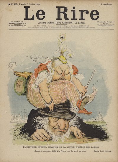 Dronning Victoria, Illustration for Le Rire af Charles Leandre
