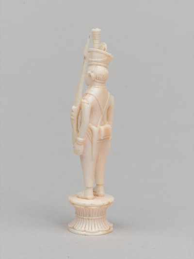 Hvid bonde, skakbrik, Indien, 1820 ca af Charles Leandre