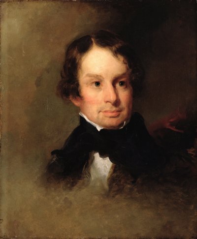 Portræt af Henry Wadsworth Longfellow (1807-82) af Charles Loring Elliot