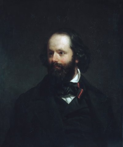 Portræt af kunstneren, ca. 1850. af Charles Loring Elliott