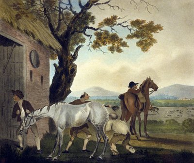 Tricket, fra The Pytchley Hunt, indgraveret af F. Jukes (1745-1812) af Charles Lorraine (after) Smith