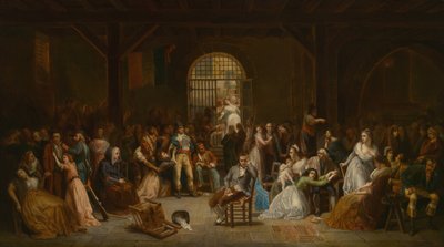 Navneopråb for terrorens sidste ofre, ca. 1850. af Charles Louis Müller