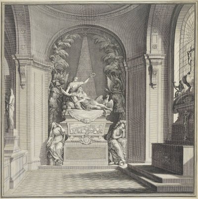 Turennes grav af Charles Louis Simonneau