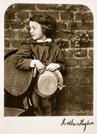 Arthur Hughes, Jr, 12. oktober 1863 (sepia-foto) af Charles Lutwidge Dodgson