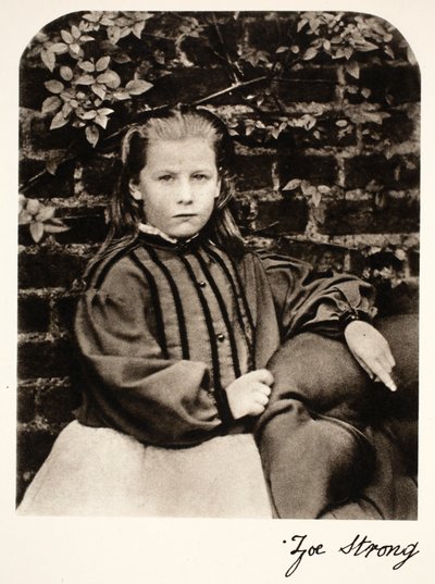 Zoe Strong, 10. oktober 1863 (sepiafoto) af Charles Lutwidge Dodgson