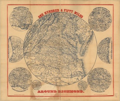 Et hundrede og halvtreds miles omkring Richmond. 9. udg. af Charles Magnus