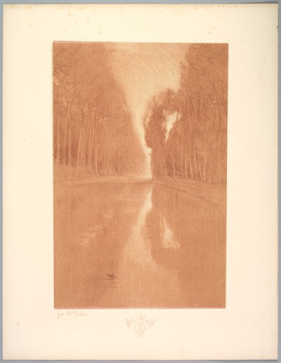 Suite af Landskaber: Landskab, Plade 2, Note, Stjerneblomster af Charles Marie Dulac
