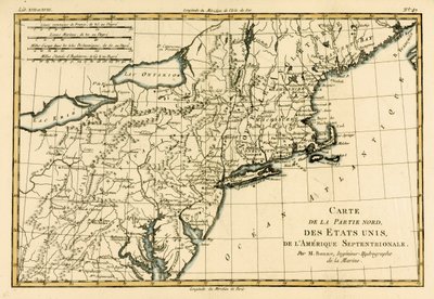 Nordøstkysten af ​​Amerika, fra 