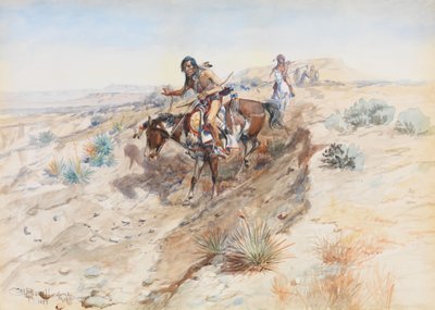 Indian Braves, 1899 af Charles Marion Russell