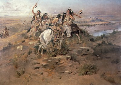 Indianere, der opdager Lewis og Clark af Charles Marion Russell