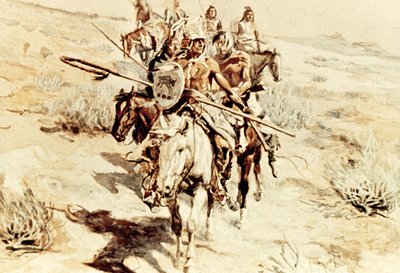 Krigernes tilbagevenden af Charles Marion Russell