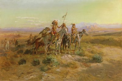 Spejderne, 1902 af Charles Marion Russell