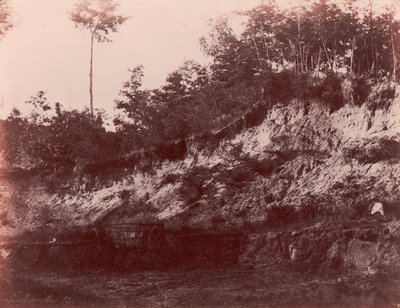 Stenbrud, 1850-53. af Charles Marville