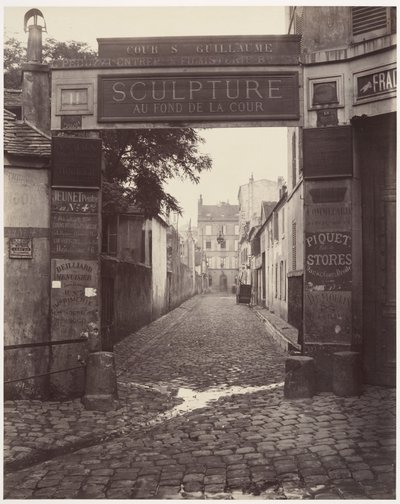 Gården Saint-Guillaume af Charles Marville