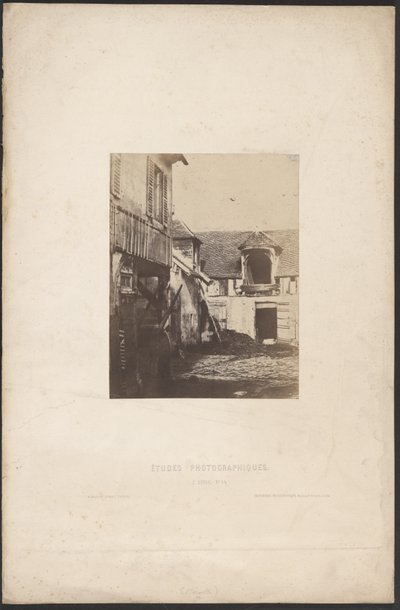 [Cour de ferme] / [Gårdsplads i et bondehus] af Charles Marville