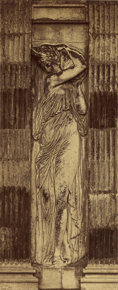 [ Detalje af nymferne af Jean Goujon] / [Nymfe, De uskyldiges springvand, Paris]. af Charles Marville