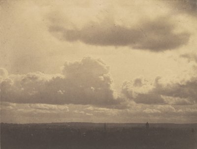 Himmelstudiet, 1855-56. af Charles Marville