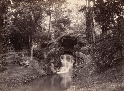 Grotte i Bois de Boulogne, 1858-1860. af Charles Marville